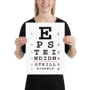 Epstein Snellen Chart – Poster